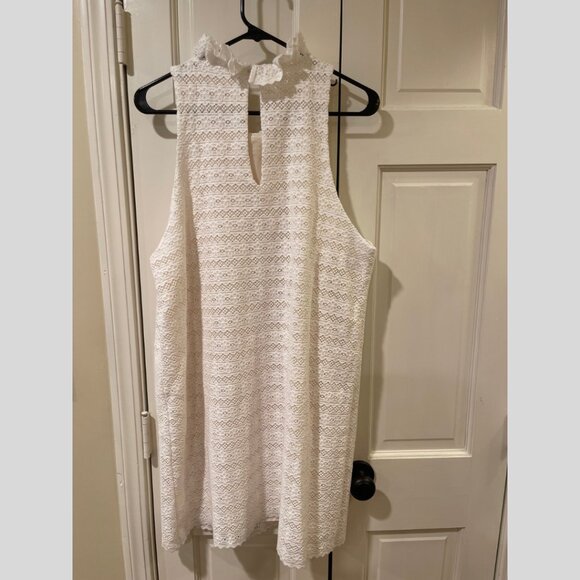 BNWT Sezane White Ecru Lace Pavelle Dress 46 14 - Picture 7 of 7